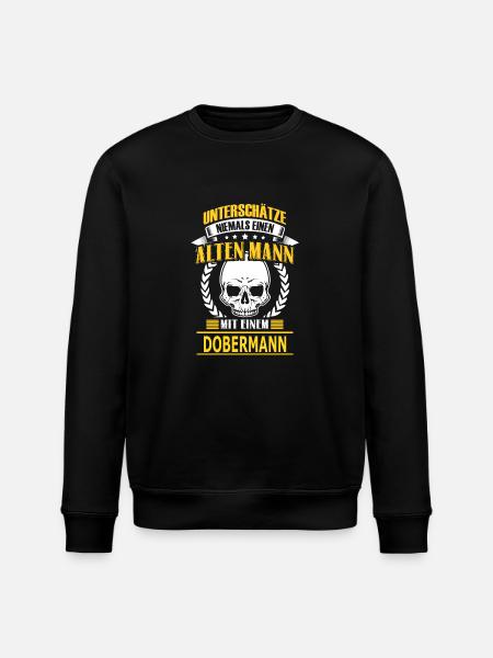 DOBERMANN - Stanley/Stella Unisex Bio-Sweatshirt ROLLER - Schwarz
