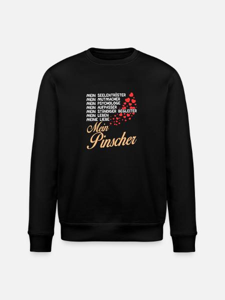 Pinscher - Mein - Stanley/Stella Unisex Bio-Sweatshirt ROLLER - Schwarz