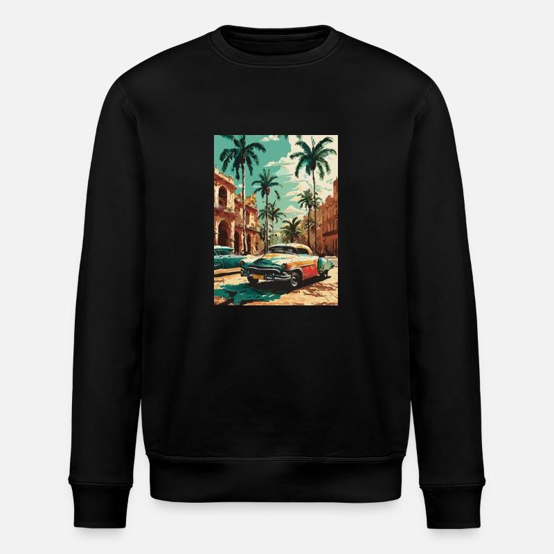 Karibischer Glanz - Stanley/Stella Unisex Bio-Sweatshirt ROLLER - Schwarz