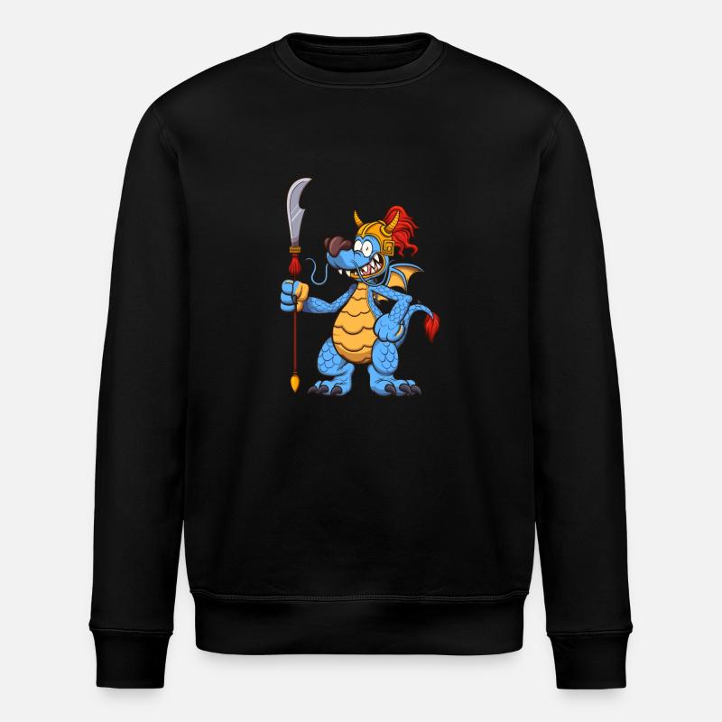 Guerrier dragon chinois - Sweat bio ROLLER Stanley/Stella Unisexe - noir