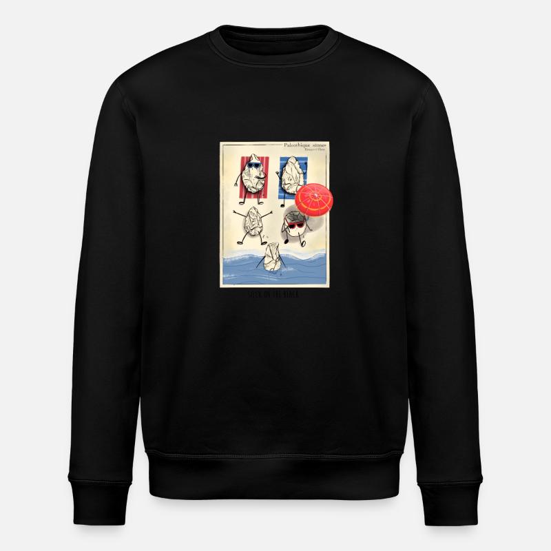 Silex on the beach 2 - Stanley/Stella ROLLER Unisex Organic Sweatshirt - black