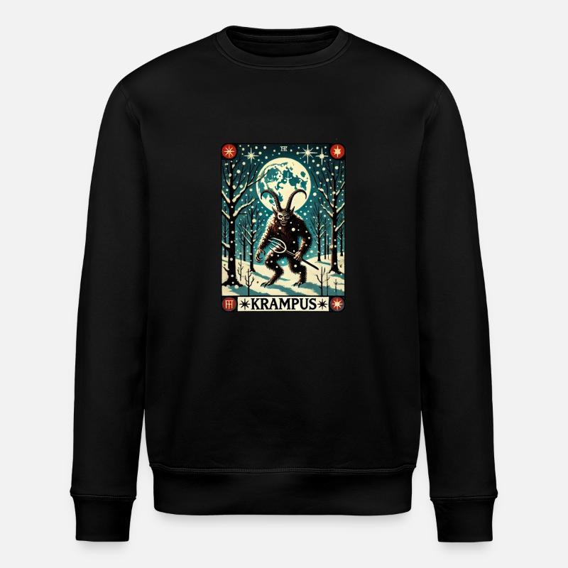 Krampus - Sweat bio ROLLER Stanley/Stella Unisexe - noir