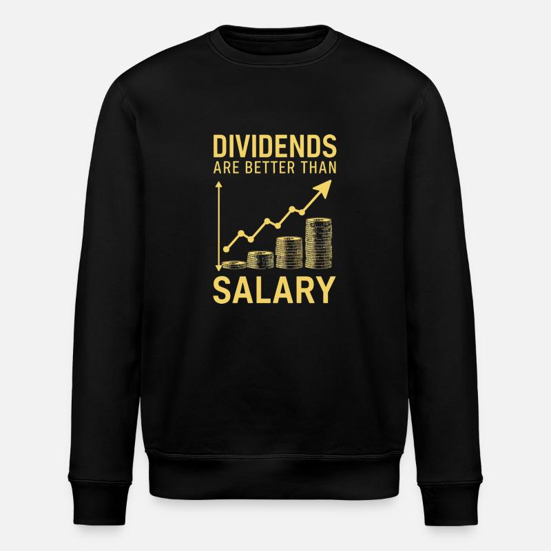 Dividenden statt Gehalt - Stanley/Stella Unisex Bio-Sweatshirt ROLLER - Schwarz