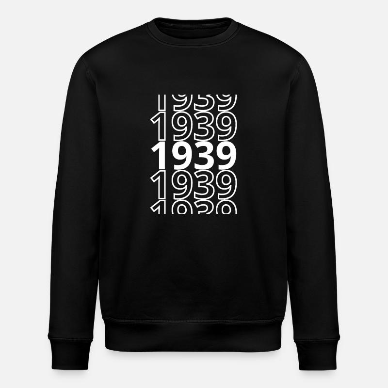 1939 1939 1939 - Stanley/Stella Unisex Bio-Sweatshirt ROLLER - Schwarz