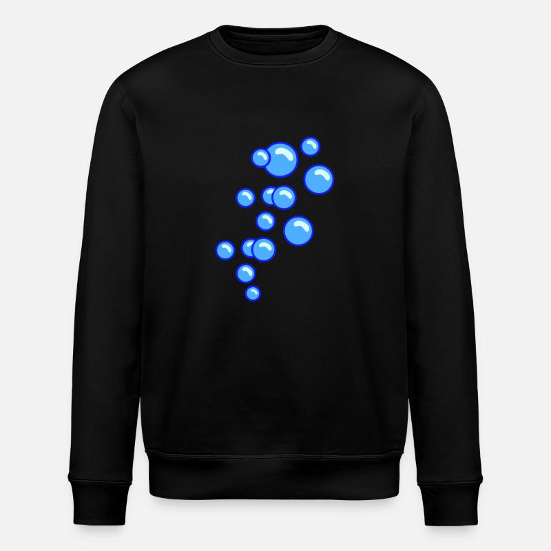 les bulles / bubbles (3c) - Sweat bio ROLLER Stanley/Stella Unisexe - noir