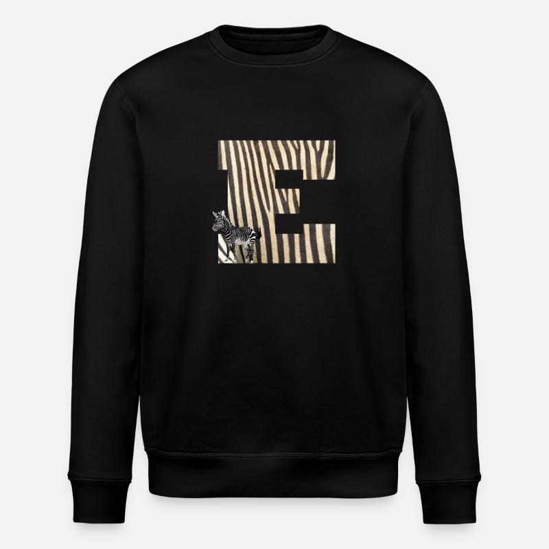 zebra e - Stanley/Stella ROLLER Unisex Organic Sweatshirt - black