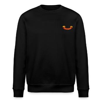 Harry Potter Gryffindor Banner Embroidery Design - Stanley/Stella ROLLER Unisex Organic Sweatshirt - black - Front - Nik (191cm)