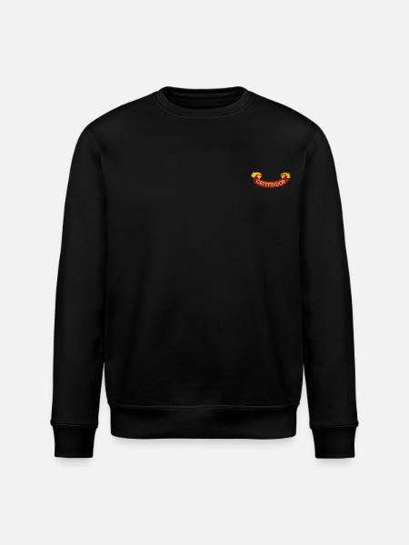 Harry Potter Gryffindor Banner Embroidery Design - Stanley/Stella økologisk unisex-sweatshirt ROLLER - sort