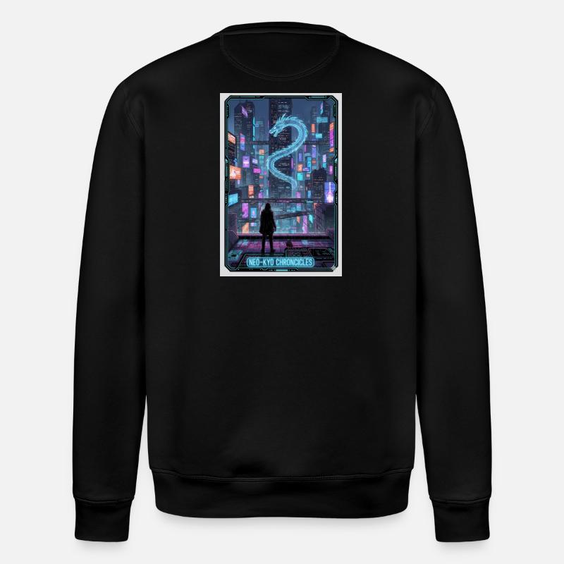 Neo-Drachen-Chroniken - Stanley/Stella Unisex Bio-Sweatshirt ROLLER - Schwarz