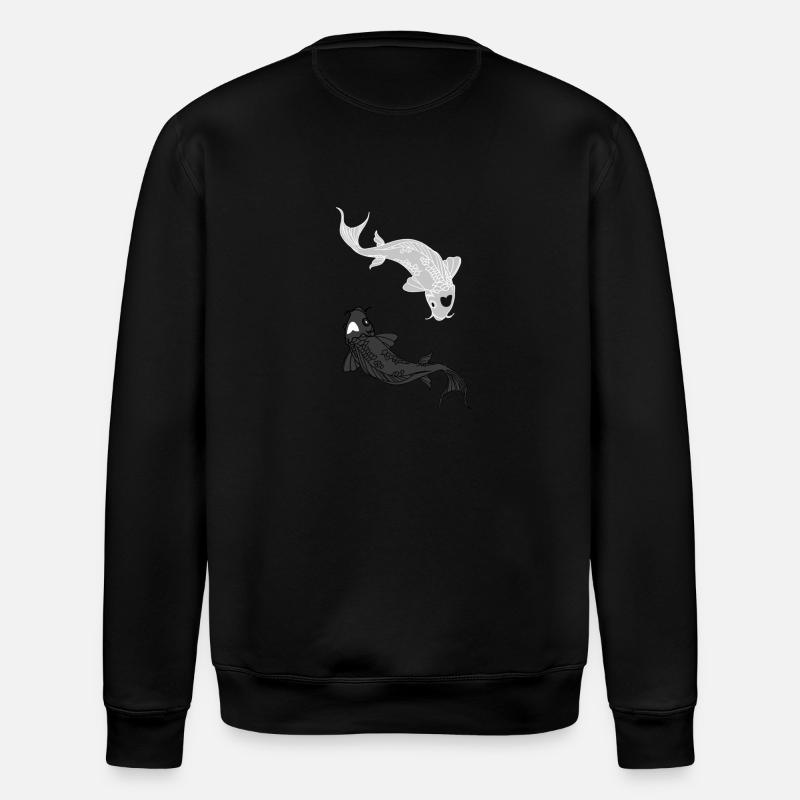 Poisson Koi - Sweat bio ROLLER Stanley/Stella Unisexe - noir