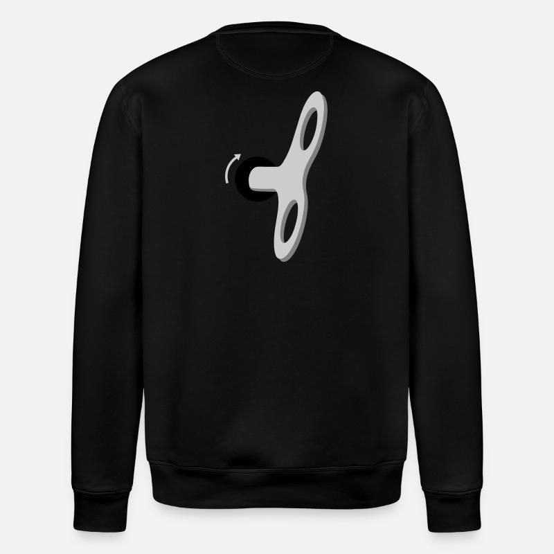 Humans are a machine - Stanley/Stella ROLLER Unisex Organic Sweatshirt - black