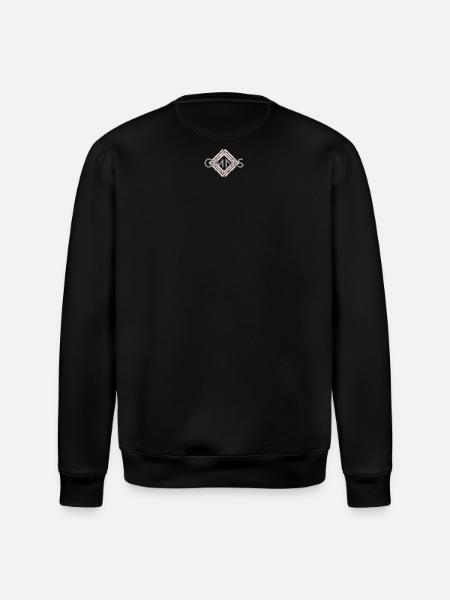 Omnis Diamond Sport Logo - Stanley/Stella ROLLER Unisex Organic Sweatshirt - black