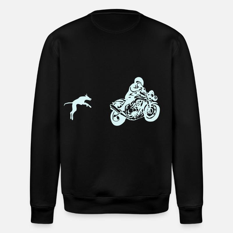 motorrad - Stanley/Stella Unisex Bio-Sweatshirt ROLLER - Schwarz