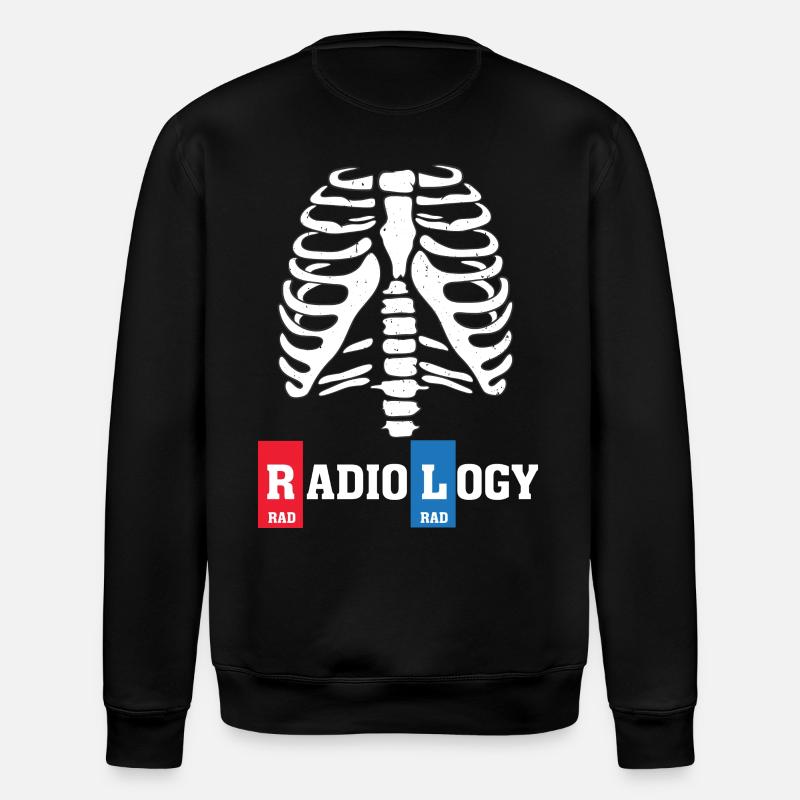 Cadeau radiologue radiologie - Sweat bio ROLLER Stanley/Stella Unisexe - noir