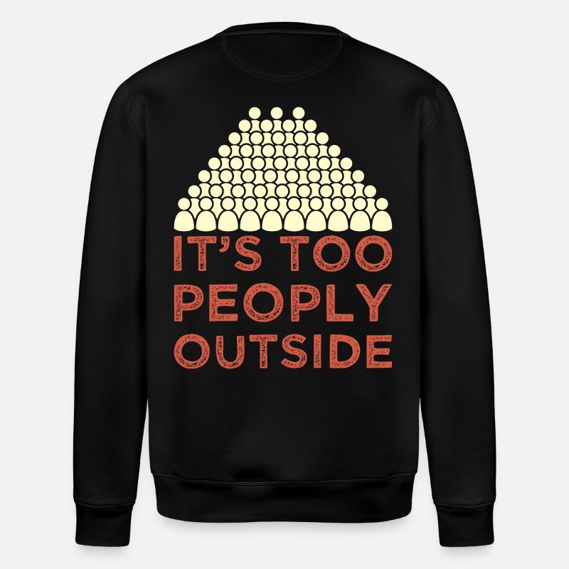 Introverti - Sweat bio ROLLER Stanley/Stella Unisexe - noir