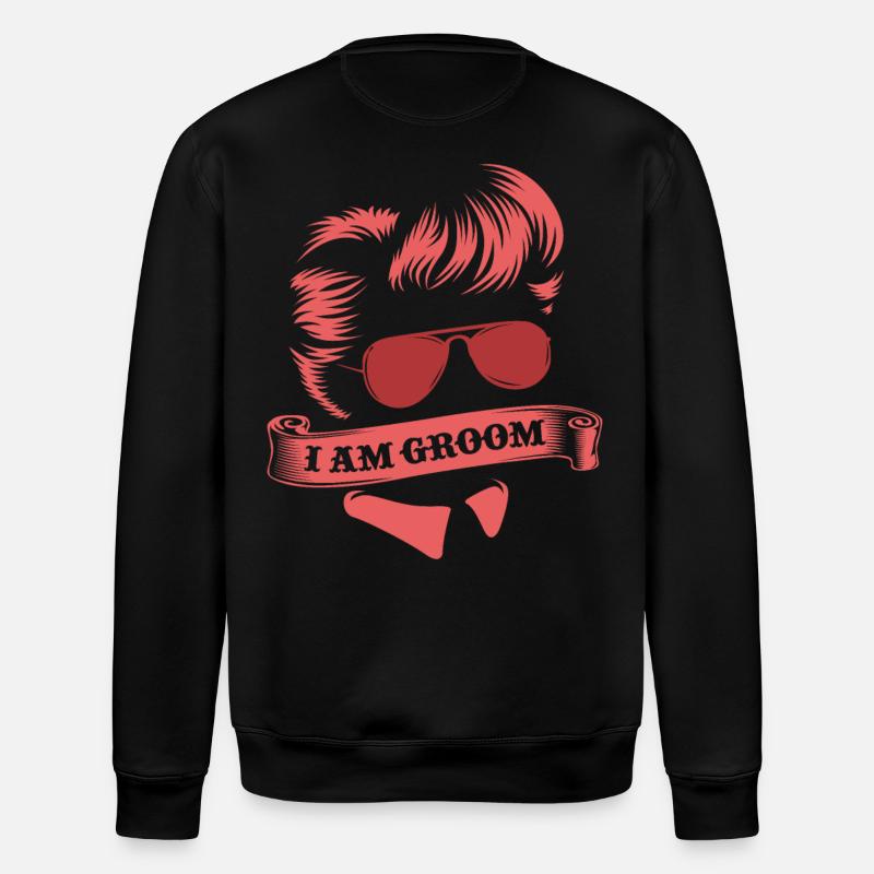 Junggesellenabschied - Stanley/Stella Unisex Bio-Sweatshirt ROLLER - Schwarz