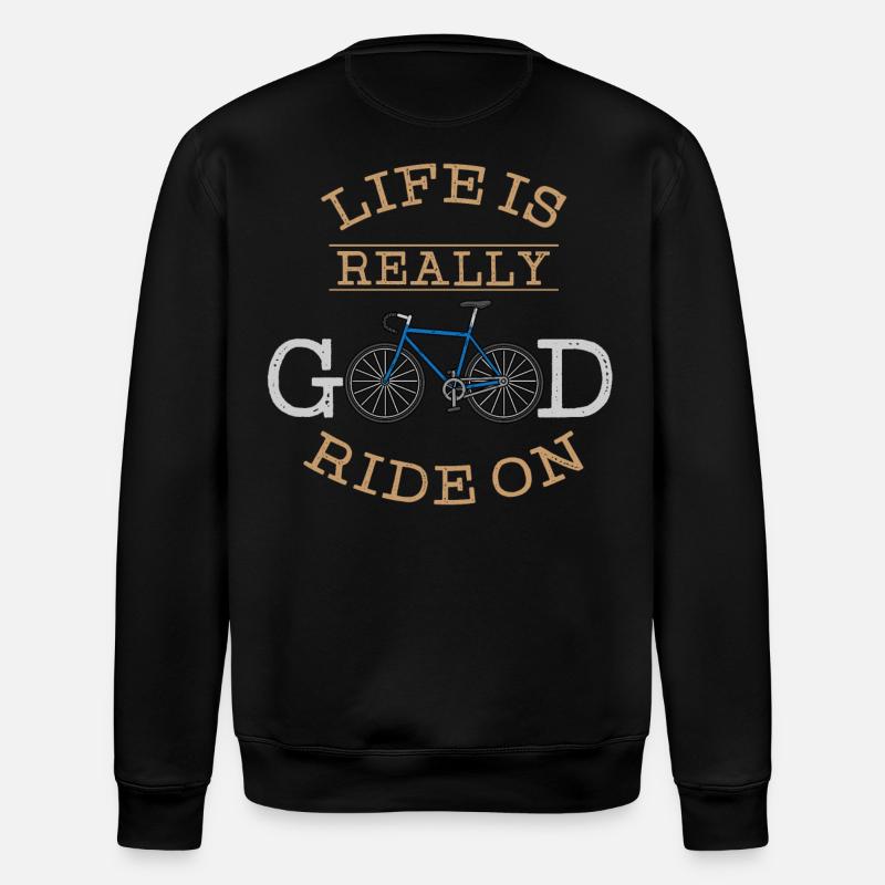 cycle - Stanley/Stella ROLLER Unisex Organic Sweatshirt - black