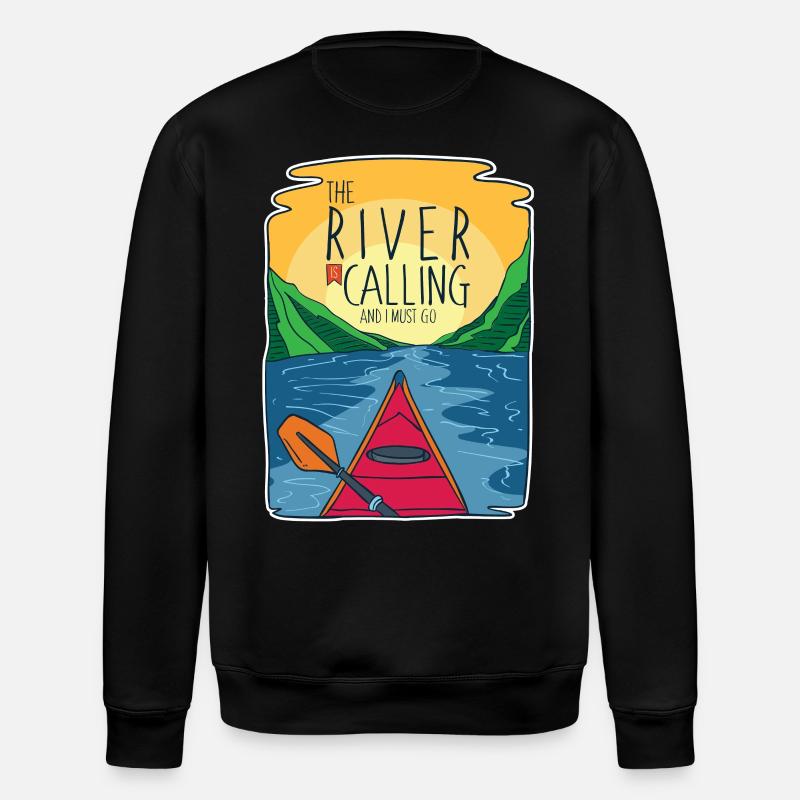 kayak - Sweat bio ROLLER Stanley/Stella Unisexe - noir