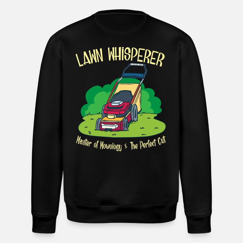 Gärtner Garten Rasenmäher Geschenk - Stanley/Stella Unisex Bio-Sweatshirt ROLLER - Schwarz