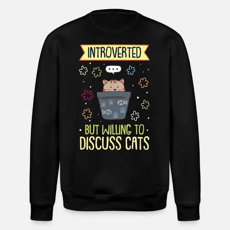 introverti - Sweat bio ROLLER Stanley/Stella Unisexe - noir