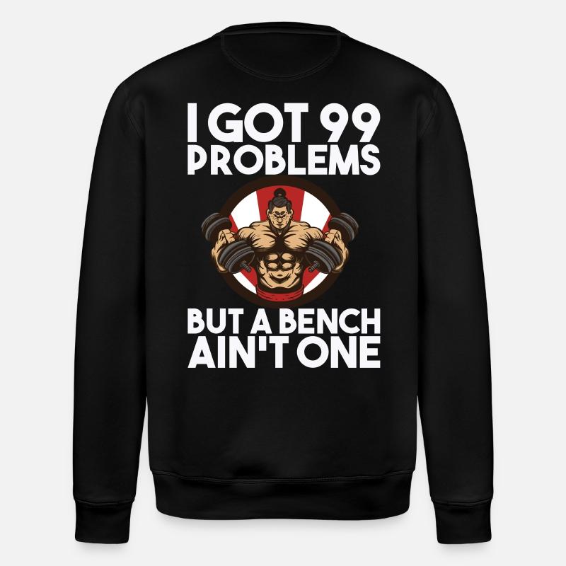 Workout - Stanley/Stella ROLLER Unisex Organic Sweatshirt - black