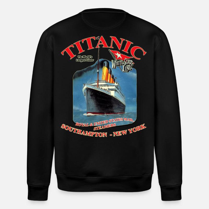TITANIC NEW YORK CREATION Louis RUNEMBERG © Adagp - Ekologiczna bluza typu unisex Stanley/Stella ROLLER - czarny