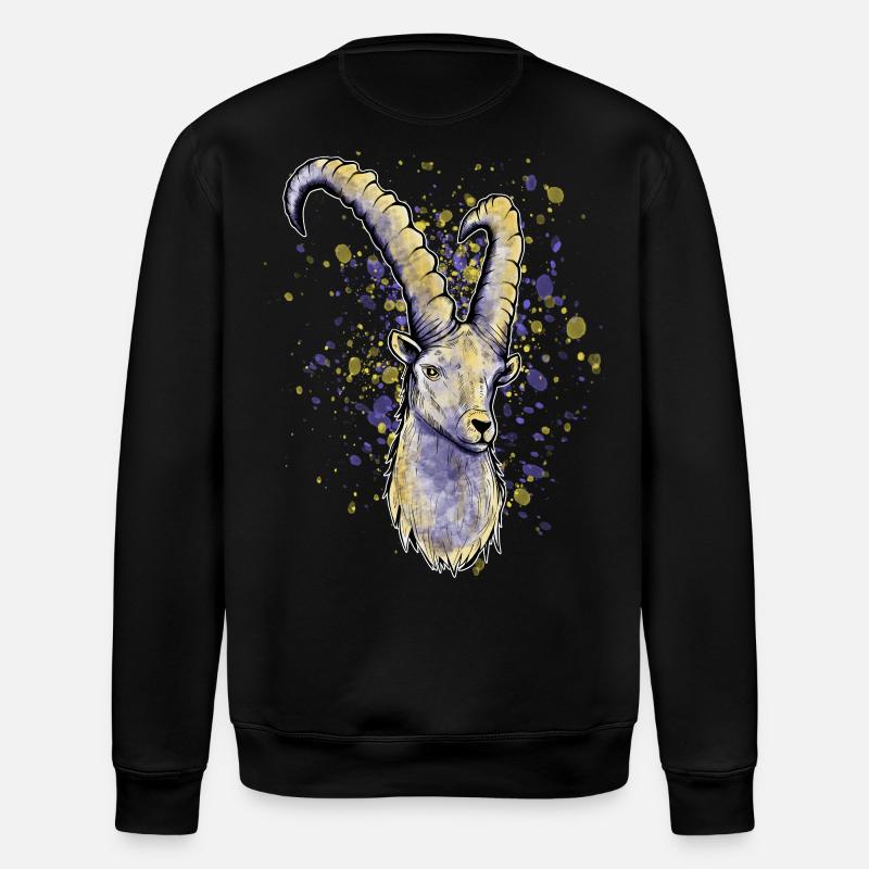 Steinbock Astrologie - Stanley/Stella Unisex Bio-Sweatshirt ROLLER - Schwarz