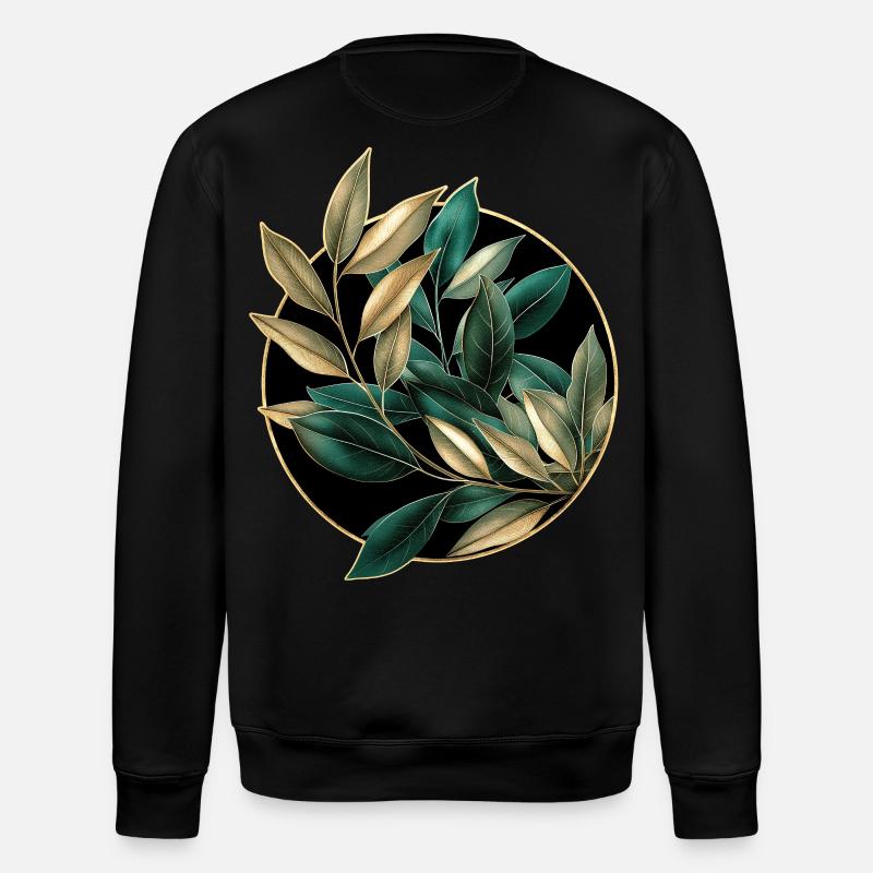 Plantes élégantes - Sweat bio ROLLER Stanley/Stella Unisexe - noir