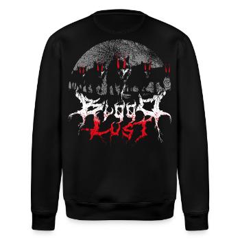 Bloodlust Wolf Pack - Stanley/Stella Unisex Bio-Sweatshirt ROLLER - Schwarz - Hinten - Nik (191cm)