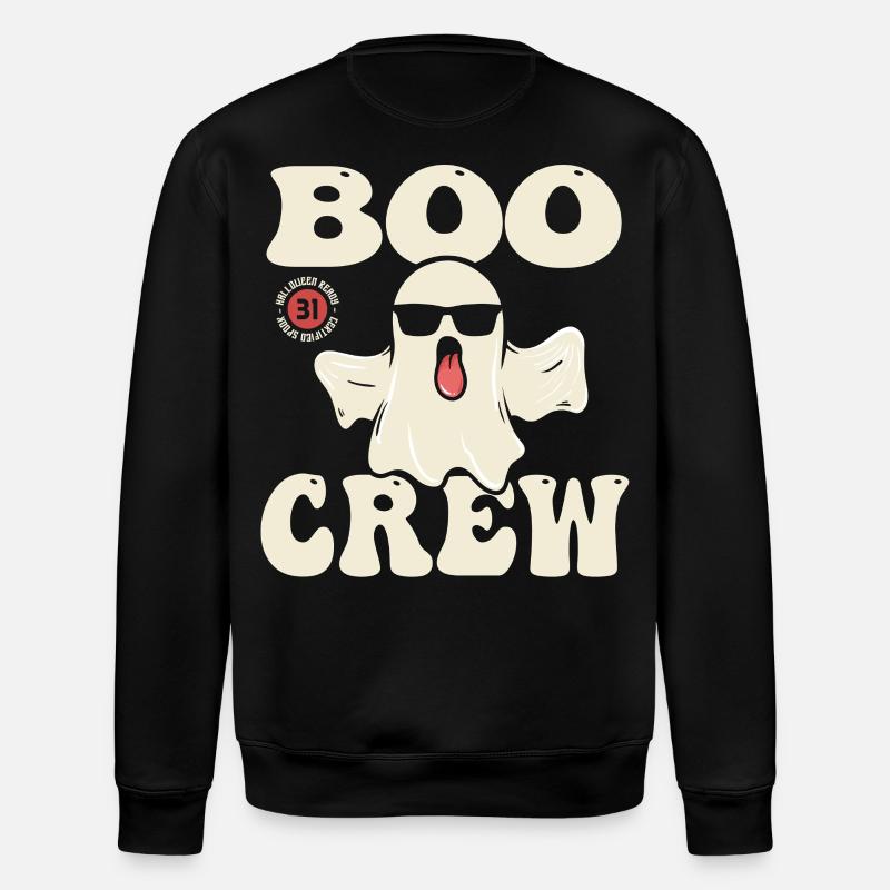Sweat à capuche fantôme créatif - Sweat bio ROLLER Stanley/Stella Unisexe - noir