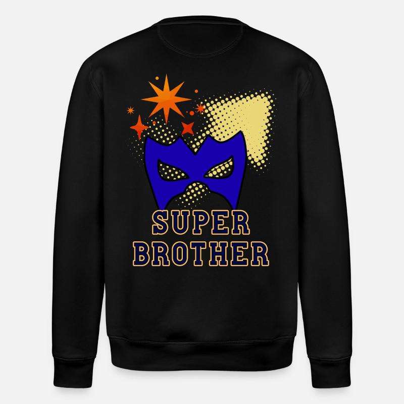Super-Bruder - Stanley/Stella Unisex Bio-Sweatshirt ROLLER - Schwarz