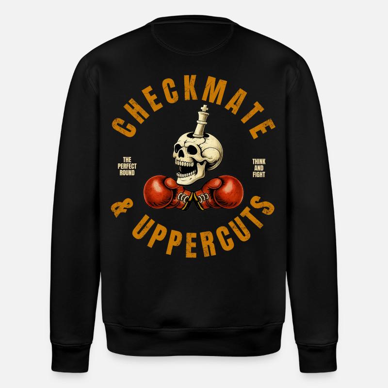 Checkmate & Uppercuts  - Sweat bio ROLLER Stanley/Stella Unisexe - noir