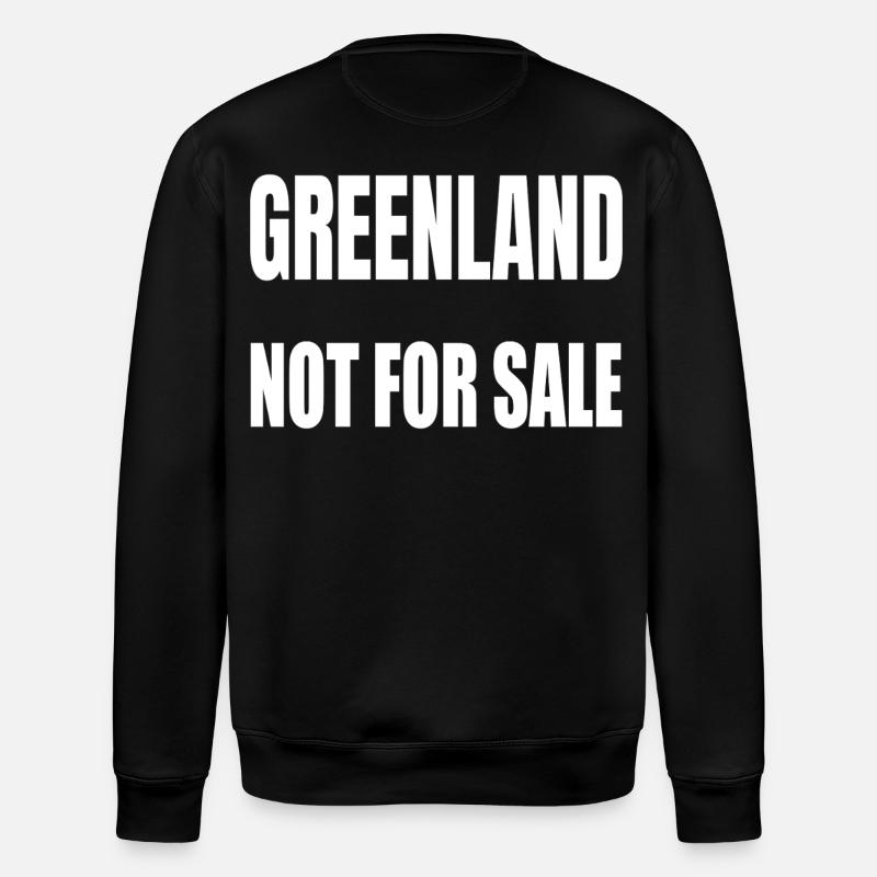 Groenland Non à vendre - Sweat bio ROLLER Stanley/Stella Unisexe - noir