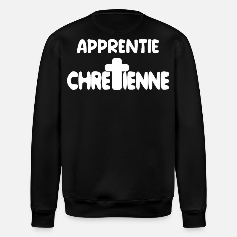 cadeau chrétienne catholique dieu - Sweat bio ROLLER Stanley/Stella Unisexe - noir