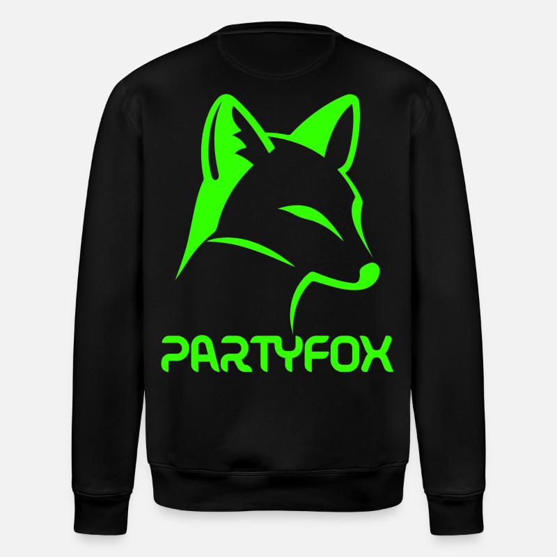 Partyfox - Stanley/Stella Unisex Bio-Sweatshirt ROLLER - Schwarz
