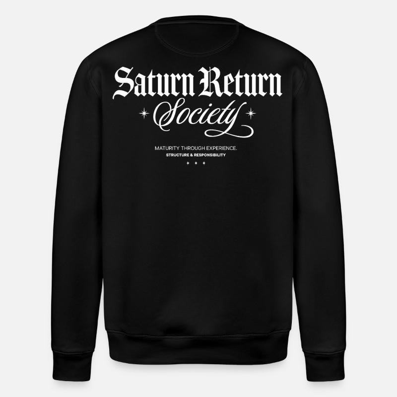 Saturn Rückkehr Gesellschaft - Stanley/Stella Unisex Bio-Sweatshirt ROLLER - Schwarz
