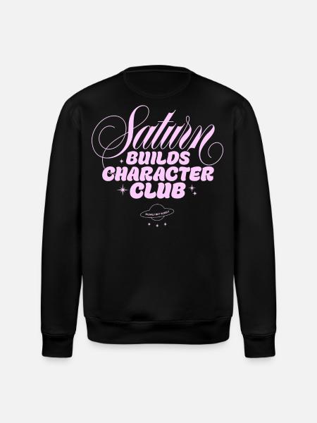 Saturn Charakterclub Print - Stanley/Stella Unisex Bio-Sweatshirt ROLLER - Schwarz