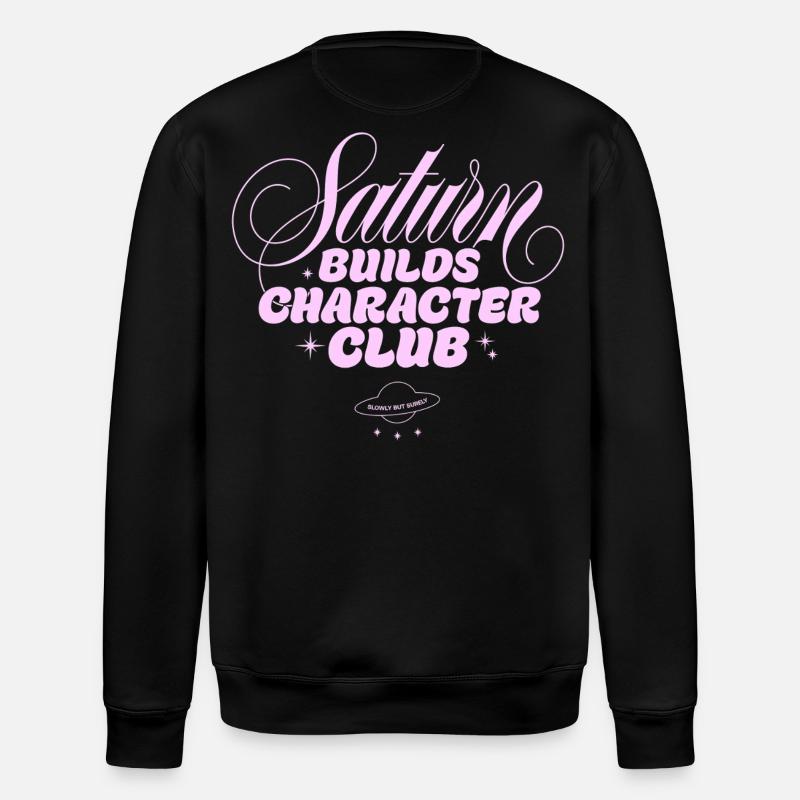 Saturn Charakterclub Print - Stanley/Stella Unisex Bio-Sweatshirt ROLLER - Schwarz