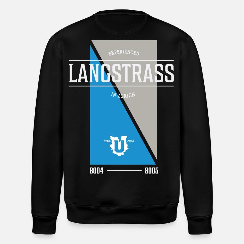 Édition Langstrass - Sweat bio ROLLER Stanley/Stella Unisexe - noir