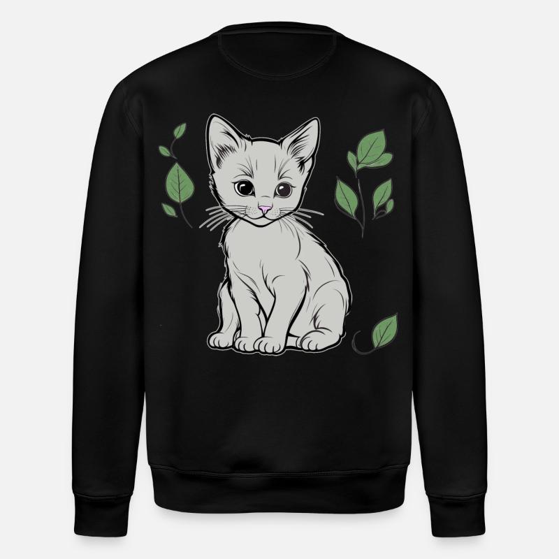Chat, Chaton, Chats, Enfants - Sweat bio ROLLER Stanley/Stella Unisexe - noir