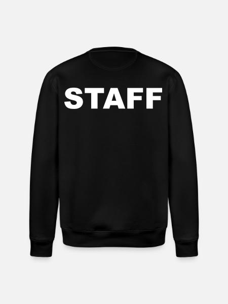 STAFF - Stanley/Stella Unisex Bio-Sweatshirt ROLLER - Schwarz