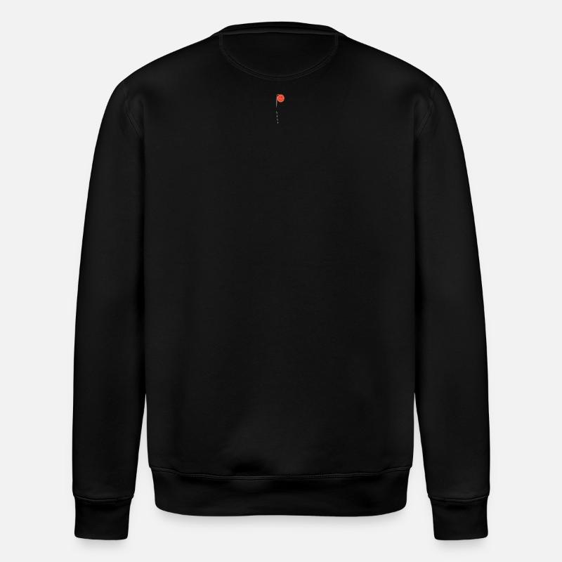Sourire en ballon heureux - Sweat bio ROLLER Stanley/Stella Unisexe - noir