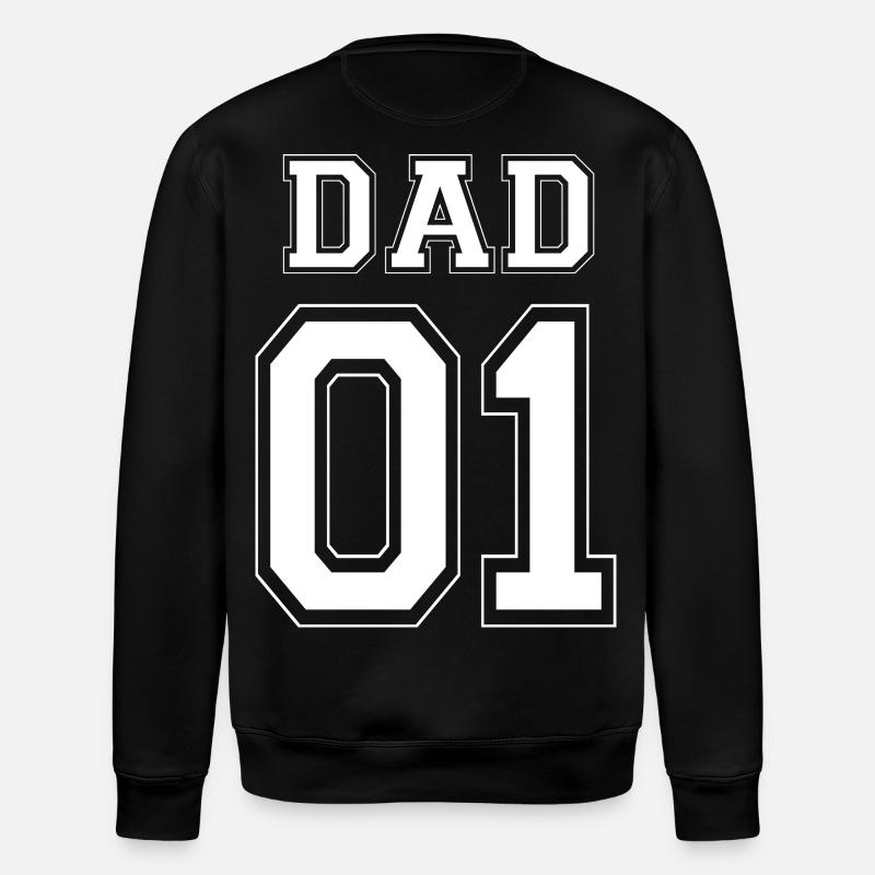 DAD 01 - White Edition - Stanley/Stella Unisex Bio-Sweatshirt ROLLER - Schwarz