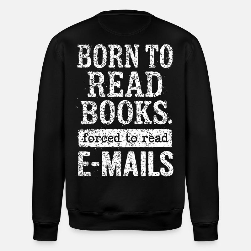 Livres nés pour lire – Déclaration - Sweat bio ROLLER Stanley/Stella Unisexe - noir
