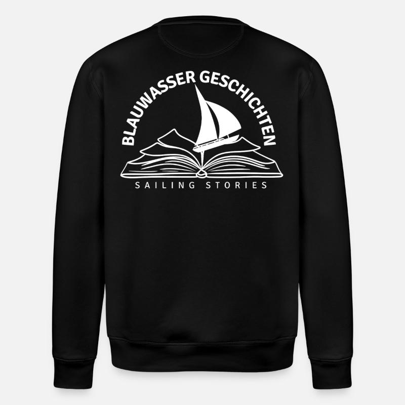 Blue Water Stories Logo - Sweat bio ROLLER Stanley/Stella Unisexe - noir