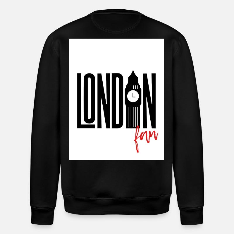 Fan de Londres - Sweat bio ROLLER Stanley/Stella Unisexe - noir
