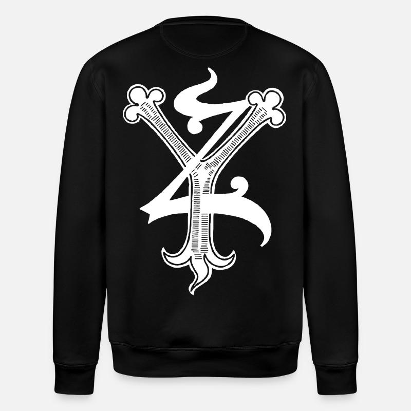 Lettres YZ Rapp art - Sweat bio ROLLER Stanley/Stella Unisexe - noir