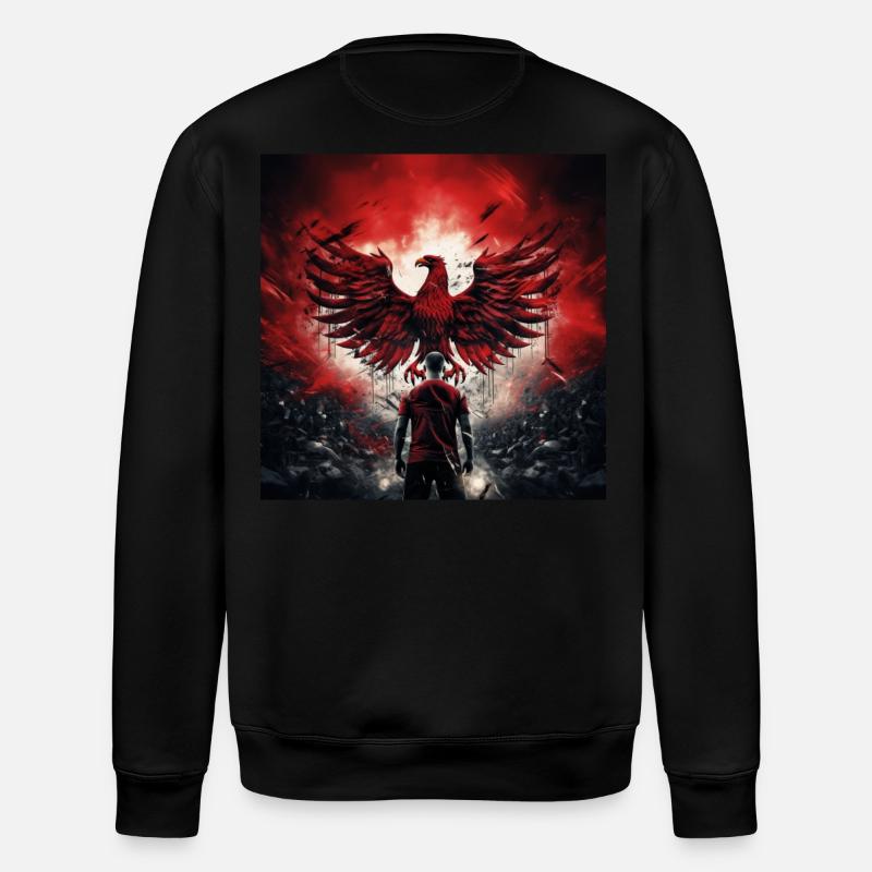 Eagle - Stanley/Stella ROLLER Unisex Organic Sweatshirt - black