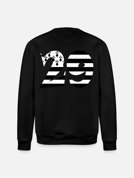 29 Britain flag - Stanley/Stella ROLLER Unisex Organic Sweatshirt - black