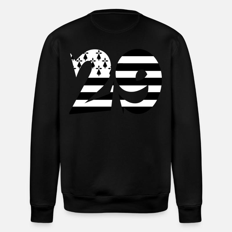 29 Britannien Flagge - Stanley/Stella Unisex Bio-Sweatshirt ROLLER - Schwarz